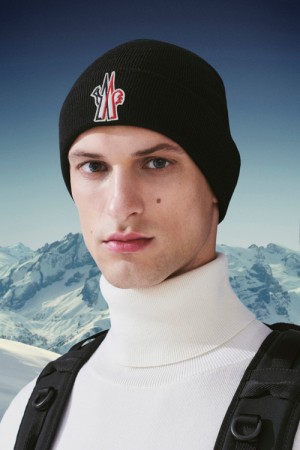 Gorro Moncler Pure Lana Hombre Negras | VFTZ-46702