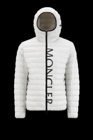 Chaquetas De Plumas Cortas Moncler Lauzet Hombre Blancas | LMYJ-15634